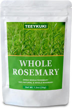 Natural Dried Whole Rosemary Sprigs, 1.24oz(35.0g), 10~15 Sprigs, Premium Grade Dried Rosemary Sprigs for Baking & Beverages, Non-GMO