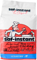 SAF Instant Yeast Red for Baking Cake, Bread and Dough, 1 Pound (1 Pack)