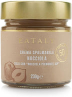 Eataly Hazelnut Spread, Crema Spalmabile Nocciola- Made in Italy, 230g/ 8.1oz. Jar, 1-Pack