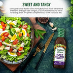 Walden Farms Honey Balsamic Vinaigrette Dressing 12 Oz. Bottle (Pack of 3) - Fresh & Delicious Salad Topping, 0g Net Carbs Condiment, Kosher Certified - Great on Salads, Drizzled on Fruits, and More