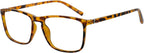 OCCI CHIARI Reading Glasses Men's Large Reader Durable Spring Hinge (Tortoise, 1.5)
