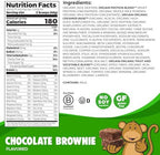 Orgain Kids Protein Powder Shake Mix, Chocolate Brownie - 8g Grass-Fed Dairy Protein, 4g Fiber, 23 Vitamins & Minerals, Gluten Free, No Soy Ingredients, Adds Healthy Nutrients to Kids Snacks, 1lb