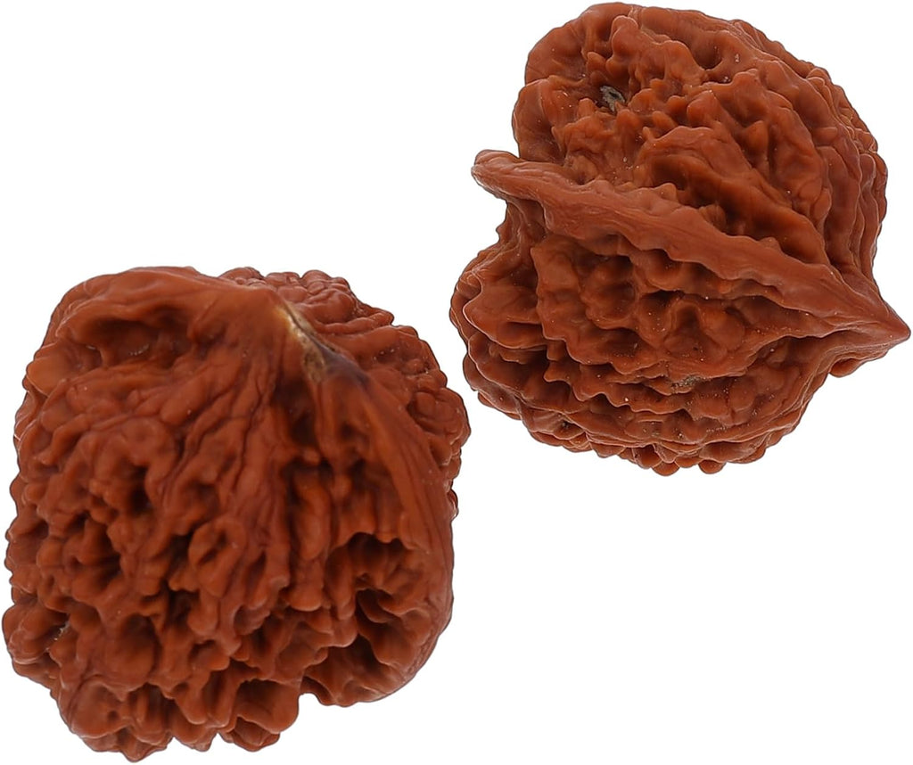 GLEAVI 4pcs Walnut Hand Massage Balls for Fitness and Relaxation Natural Hand Massagers for Muscle Relaxation and Improved Blood Flow for Home and Gym Use