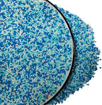Homankit White and Blue Nonpareils Sprinkles Edible Cookie Decorations Mini Pearls for Decorating Cake, Baking, Cupcake Toppers, Ice Cream, Donuts 3.88 Ounce