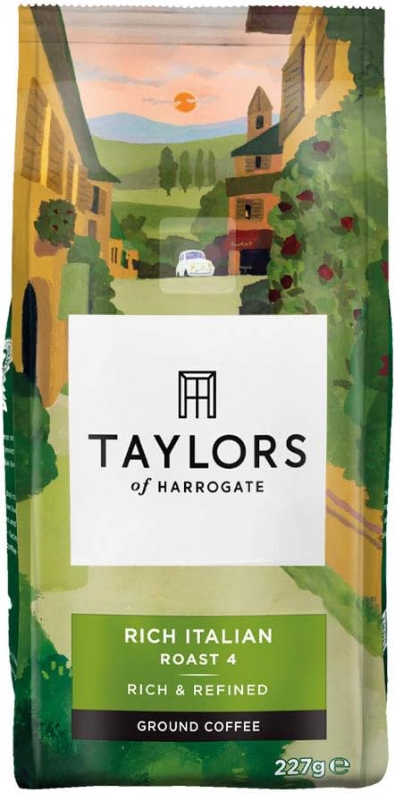 Taylors of Harrogate Rich Italian Ground Coffee 227 G (Pack Of 3)