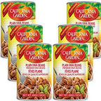 California Garden - Premium Fava Beans, Plain (6 Pack) 15.9oz x 6