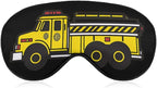 Fire Truck Soft Sleep Eye Mask Light Blocking Blindfold Night Masks for Sleeping Travel
