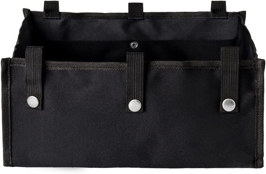 Under Seat Rollator Bag, Large Size Rollator Basket, Under Seat Bag or Tote for Four Wheel Rollator, Walker Underseat Replacement Medical Basket (Black-S)