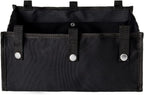 Under Seat Rollator Bag, Large Size Rollator Basket, Under Seat Bag or Tote for Four Wheel Rollator, Walker Underseat Replacement Medical Basket (Black-S)