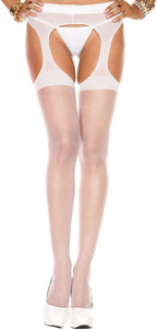 Sheer Suspender Pantyhose, Spandex Suspender Pantyhose