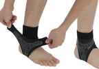 SUJAYU 2 Pack Ankle Brace & Elastic Supports for Men & Women, Ankle Support Ankle Compression Sleeve, Plantar Fasciitis Relief Achilles Tendonitis Brace Achilles Tendonitis Wrap (Gray, S/M)