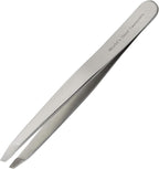 WBT Diamond Tip Tweezer- Grabs Hair from the Root, Diamond Coated Slant Tips Precision Tweezer for Eyebrow, Facial & Ingrown Hair Removal - Perfectly Aligned Tips Surgical Grade Steel Tool