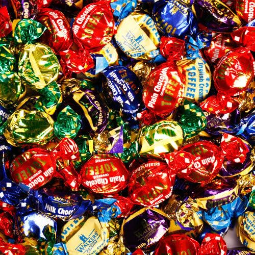 Walkers Assorted Toffees 250 gram bag, packed by Pick N Mixers