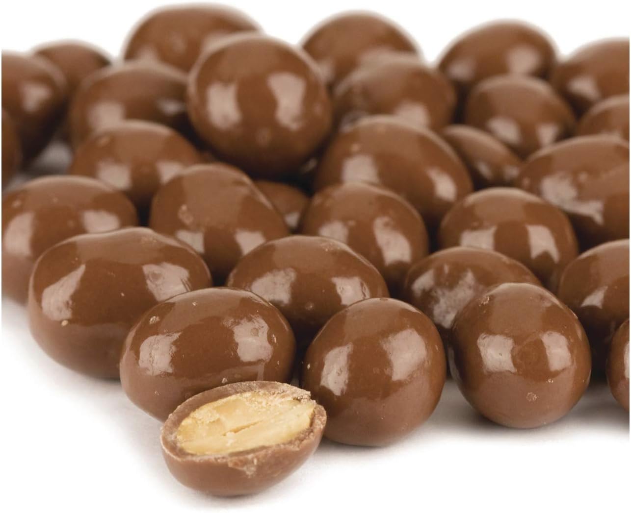 SweetGourmet Milk Chocolate Panned Peanuts | 1 Pound