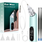 Ear Vacuum Wax Removal Tool with with Carrying Case, 6 Levels Electric Strong Suction Ear Wax Remover, USB Charge Ear Wax Vacuum Cleaner, Ear Wax Suction Remover Device for Adults and Kids (Blue)