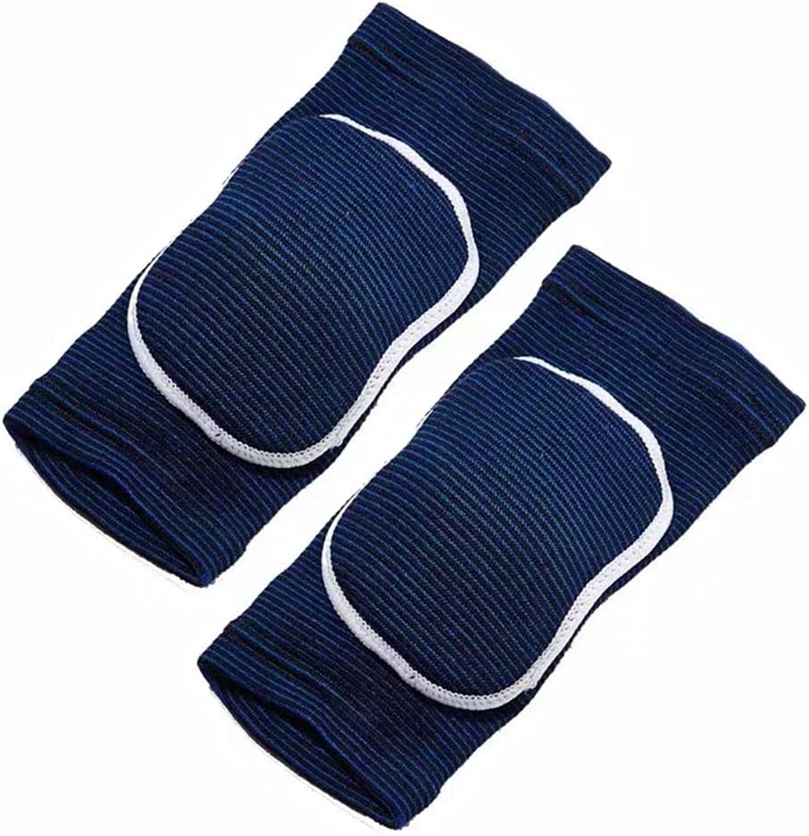 MINILUJIA Soft Breathable Knee Pads for Kid Elastic Nonslip Sponge Sleeves Flexible Children Knee Support Protector Sleeves Cover One Pair