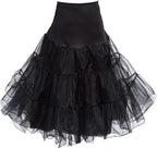 Crinoline Petticoats for Women 50s Vintage Tulle Petticoat Half Slip Tutu Underskirt