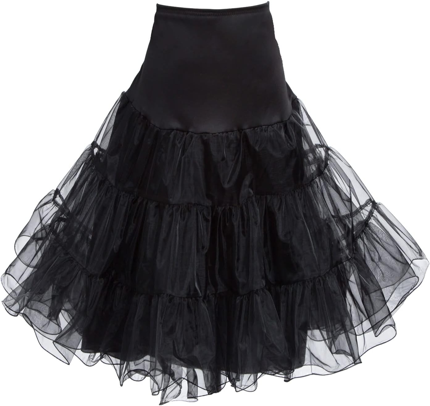 Crinoline Petticoats for Women 50s Vintage Tulle Petticoat Half Slip Tutu Underskirt