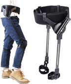 Wearable Bionic Power Exoskeleton for Walking, Leg Lift and Climbing Support, Adjustable 3 Strength, Bionic Body Power Walking Aids for Adults Elderly,Travel/Daily Mobility Support,Both Legs M