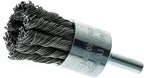 Mercer Industries 181020B - 1" x 1/4" Shank Knot End Brushes, .020 Stainless Steel Wire (20 pack)