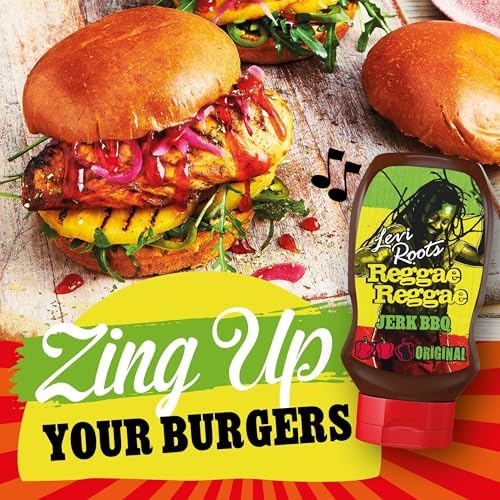 Levi Roots Reggae Reggae Sauce Jerk BBQ Squeezy 330ml