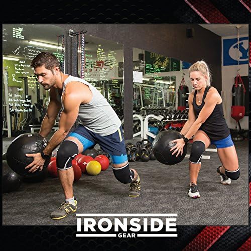 Knee Sleeves (1 Pair) 7mm Neoprene Thick 3D Compression Knee Brace Support for Weightlifting, Powerlifting & Fitness for Women and Men, Black, XX-Large