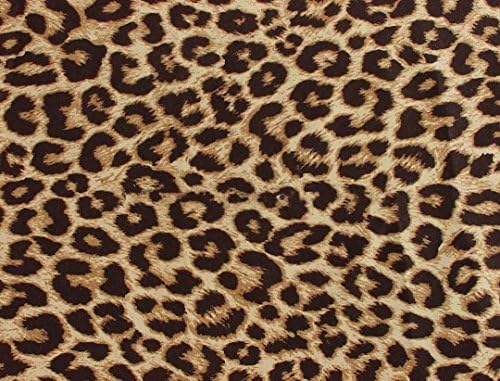 Whimsical Practicality Dark Natural Leopard Print Edible Icing image Cake Topper 1/4 sheet 7.5 * 10.5 inchs