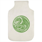 Azeeda 'Green Dragon Motif' Hot Water Bottle Cover (HW00050283)