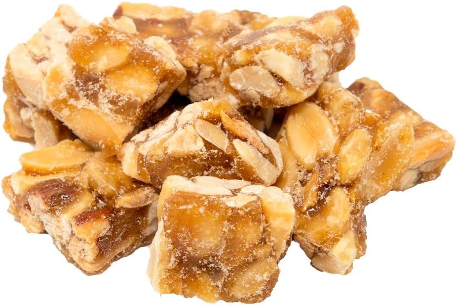 Old Fashioned Peanut Squares by Nuts to You | Peanut Crunch with Delightful Crunch & All Natural Ingredients | Sweet Snack Honey Taste (1 Pound)