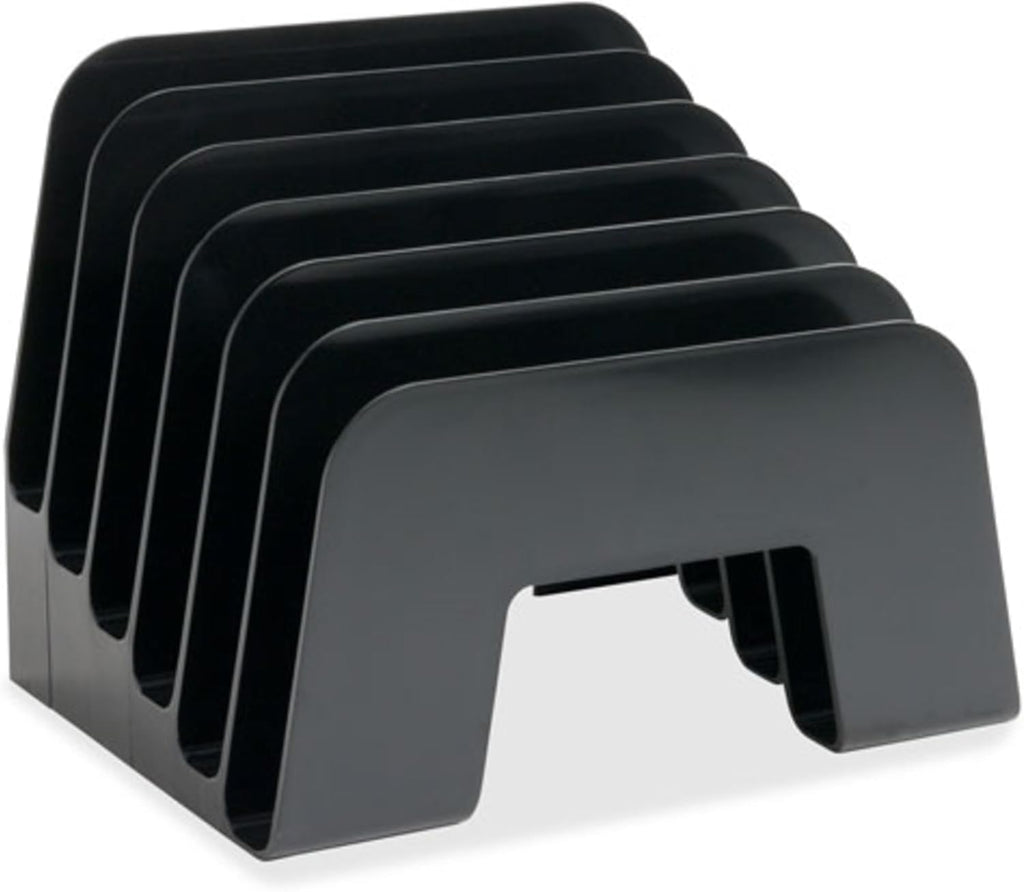 Business Source 6-Slot Inclined Desk Step Sorter