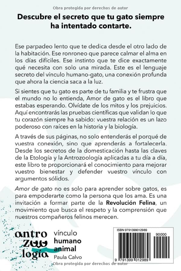 Amor de gato: Tu gato te quiere y la ciencia lo demuestra (Spanish Edition)