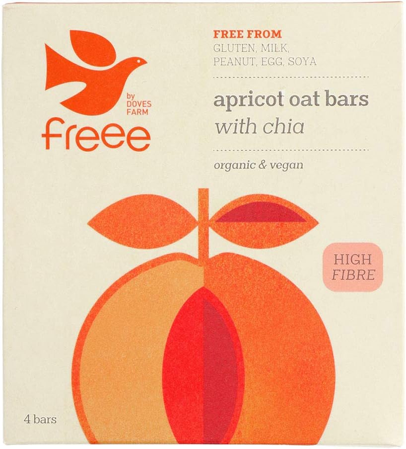 Doves Farm Org GF Apricot & Chia Flapjack 4 x 35g - 7 Pack