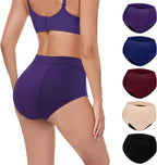 Incontinence Underwear for Women - 100ml Absorbency, Reusable, Leak Proof | Bladder Control Panties for Women | Postpartum & Menopause 5 Pack (5 Color, L)
