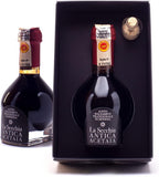 La Secchia - "Affinato", Aged minimum 12 Years, Traditional Aged Balsamic Vinegar of Modena DOP, 100 ml Bottle of Italian Balsamic Vinegar Aged, With Gift Box and Blown Glass Dispenser
