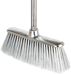 Indoor Soft Bristles Angle Sweeping Broom with Long Handle for Kitchen Hardwood Floor Cleaning (Broom)