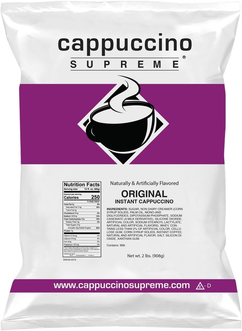 Cappuccino Supreme 2 lb bag Original Instant Cappuccino Mix