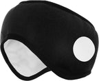 SAFIGLE Ear Muffs for Bed：Adjustable Sleeping Earmuffs with Fleece Lining - Black Noise Cancelling Winter Ear Warmers for Home, Travel, and Sleeping Earbud Headbands 60.00X10.00X0.50cm