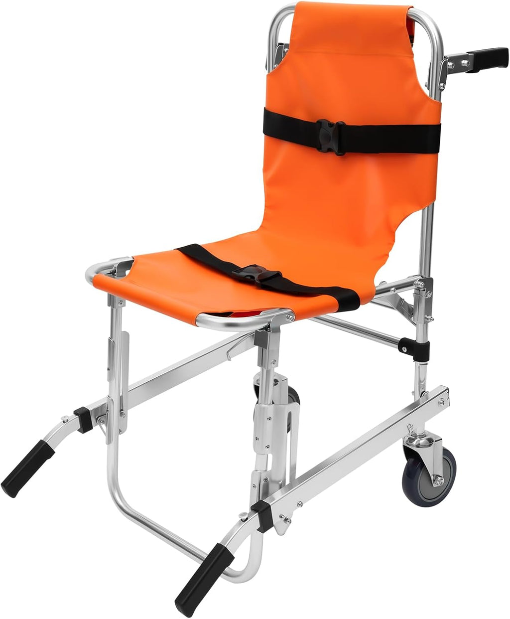 Portable Climbing Chair and Staircase Chair, 350 Pound Load Capacity Foldable Aluminum Staircase Lift Chairs with 2 Wheels, for The Evacuation of Elderly and Disabled Firefighters