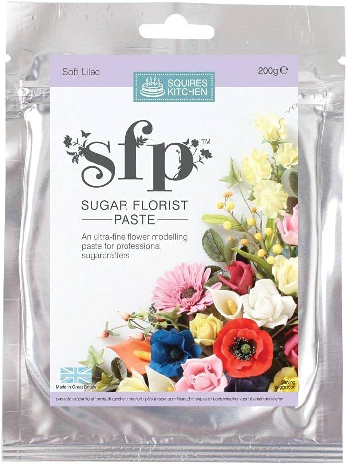 Squires Kitchen Sugar Florist Paste Soft Lilac 200g