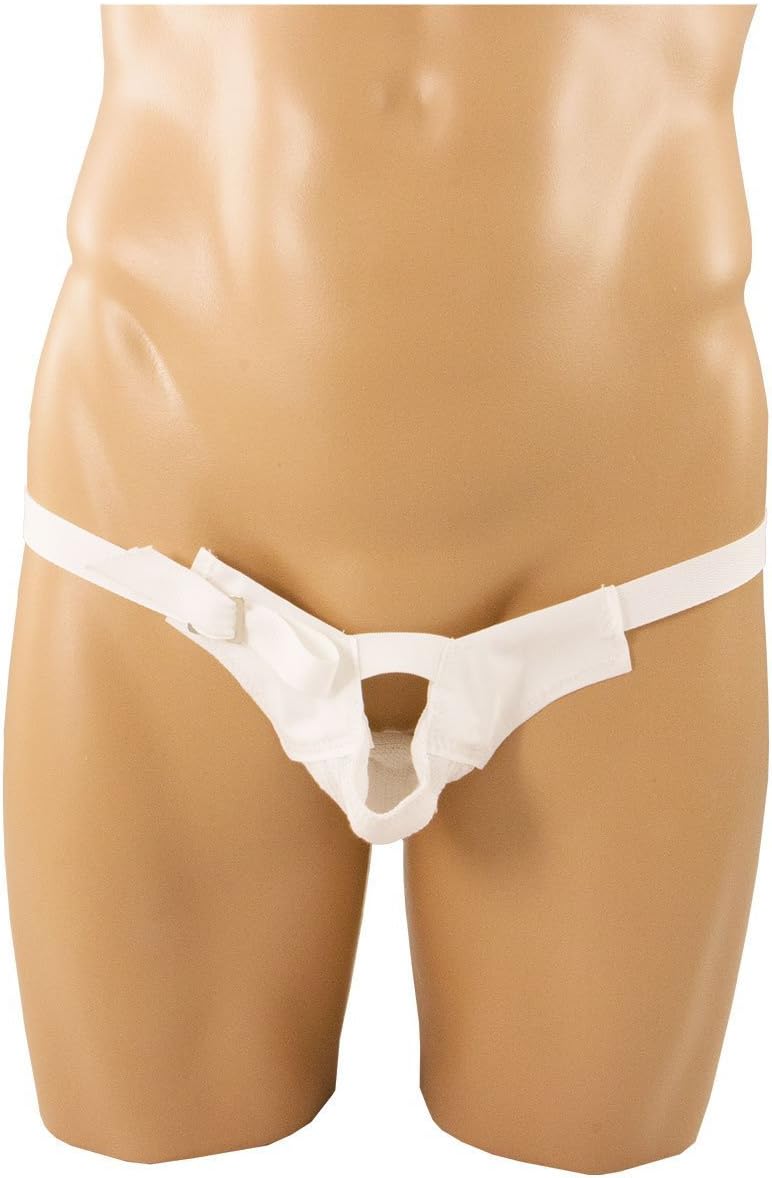 Champion Hernia Belt, Single or Double Bilateral Herniation Pad, Adjustable, Medium
