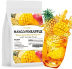 Premium 40 Mango Pineapple Fruit Tea Bags, Made with 100% Natura Fruit & Herbs, No Additives & Caffeine Free & No Sugar Added.