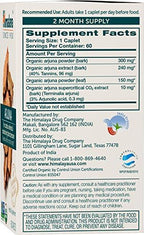 Himalaya Organic Arjuna, 60 Day Supply - Herbal Supplement Supporting Heart Health and Normal Blood Pressure - USDA Organic, Vegan, Non-GMO, Gluten Free, 700 mg, 60 Caplets