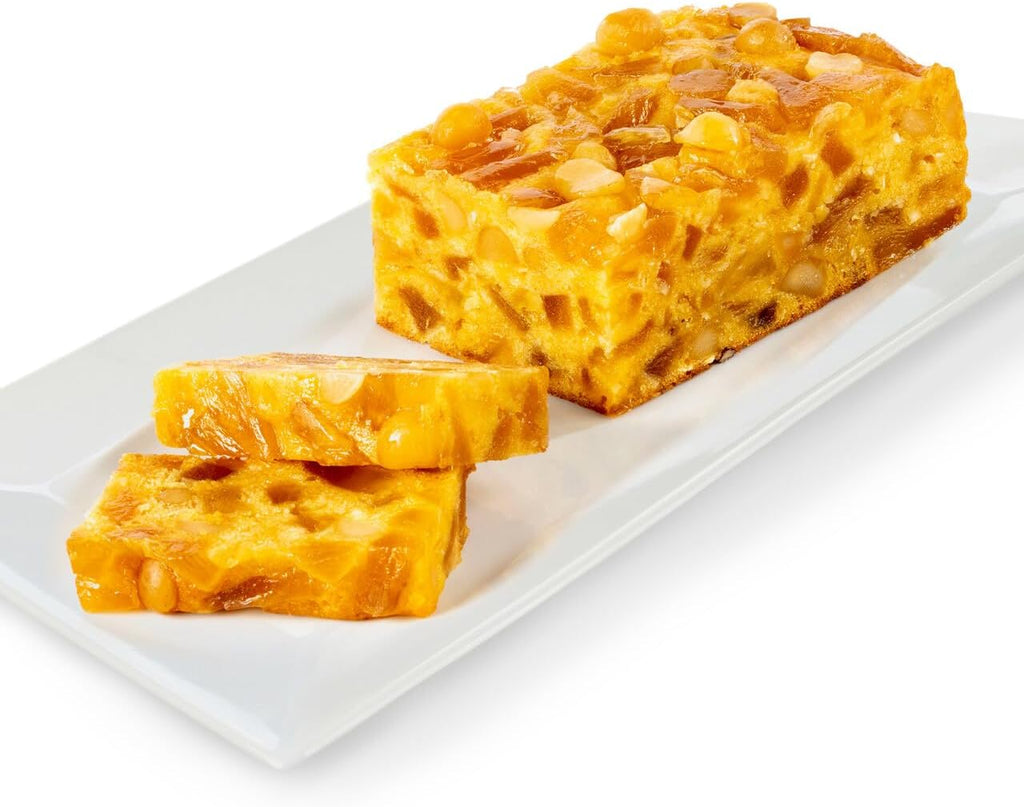 Beatrice Bakery Co. Pineapple Macadamia Nut Cake, Grandma's Old Fashioned Fruit and Nut Freshly Made, Est. 1917 (16 oz Cellophane)