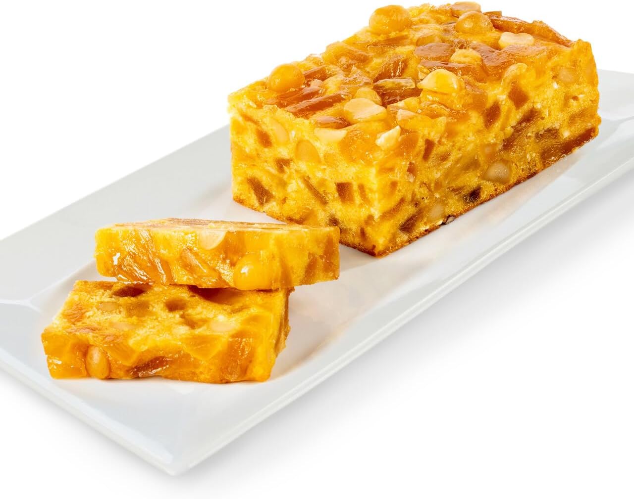 Beatrice Bakery Co. Pineapple Macadamia Nut Cake, Grandma's Old Fashioned Fruit and Nut Freshly Made, Est. 1917 (16 oz Cellophane)