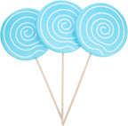 Zerodeko 3pcs Christmas Lollipop Picks Decorative Lollipop Ornament Beach Party Large Candy Ornaments Giant Candy s Fake Resin Child Decorations Wedding Dress