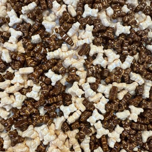 Edible Brown and Tan Teddy Bear Baby Shower We can Bear Bearly Wait Cake Confetti Sprinkles Cake Cookie Cupcake Ice cream Donut Jimmies Quins 2oz