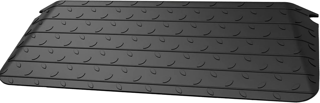 BESEA 2.5" Rise Threshold Ramp Wheelchair Ramp Rubber Curb Ramp for Home Doorways 3.63 Feet Long 2200lbs Load Capacity Power Scooter Ramp