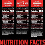 Jack Link's Beef Jerky Bold Variety Pack - Includes Sweet & Hot, Jalapeno and Peppered Jerky, Bulk Protein Snack Pack, Good Source of Protein, Meat Snacks Made with 100% Beef - 1.25 Oz (Pack of 15)