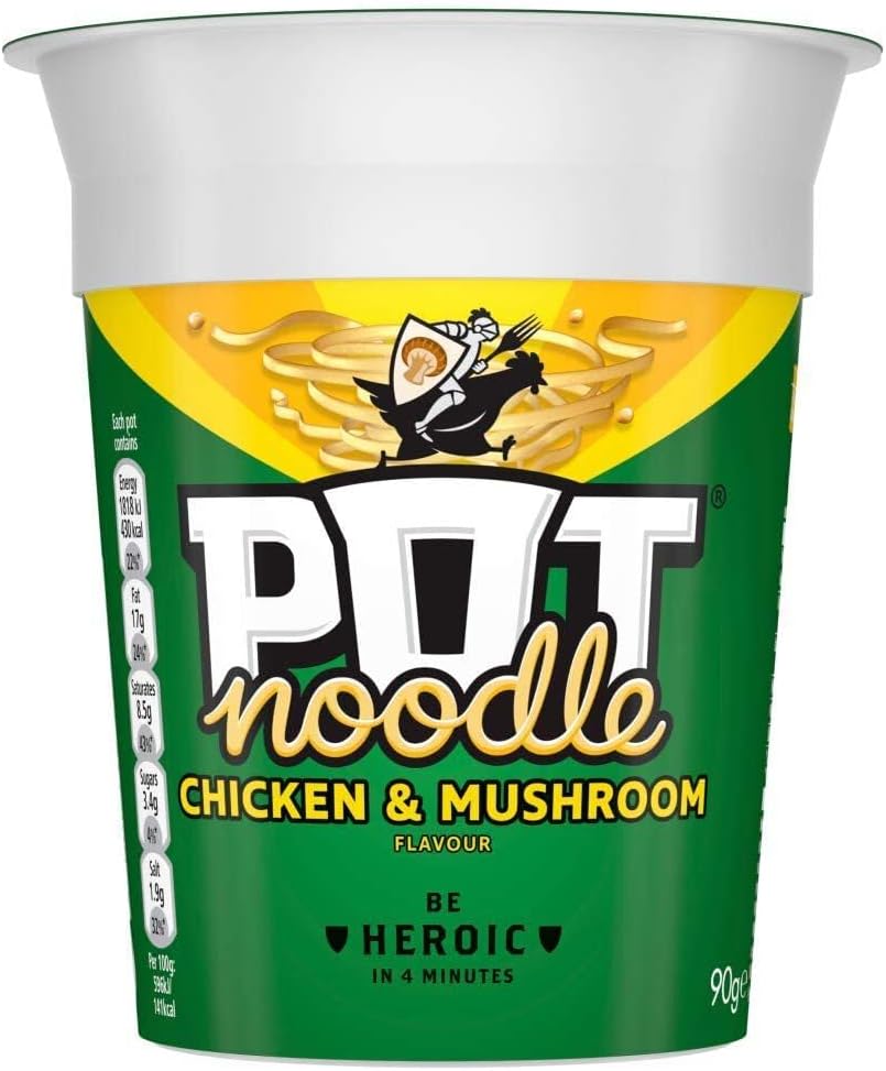 Pot Noodle Chicken and Mushroom, 90g
