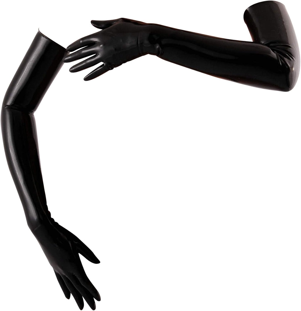 Latex Long Gloves - Fetish - Black - USA (X-Large)